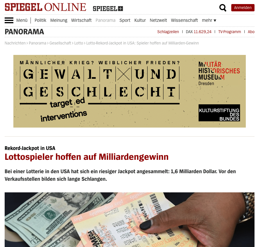 Spiegel Mega Millions