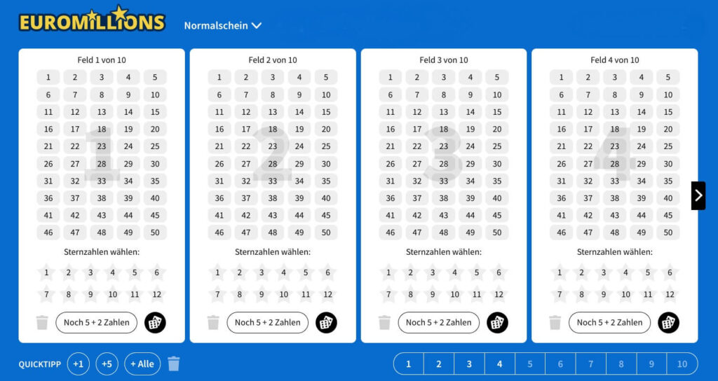 EuroMillions Schein