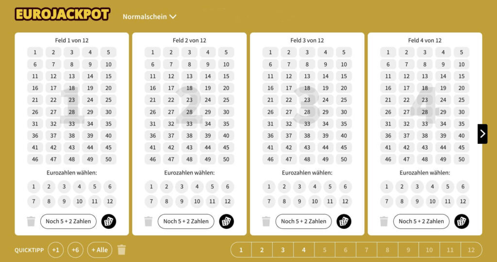 EuroJackpot Schein Lotto online Kiosk