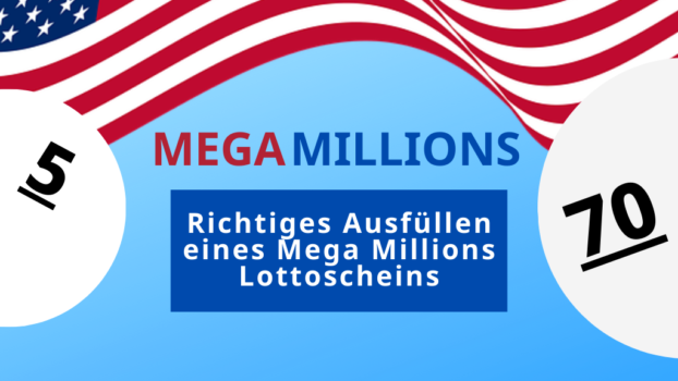 Richtiges Ausfüllen eines Mega Millions Lottoscheins