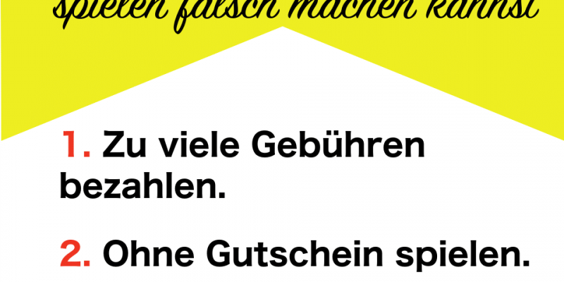 3 Dinge die du beim Lotto spielen falsch machen kannst.