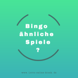 Bingo ähnliche online Spiele